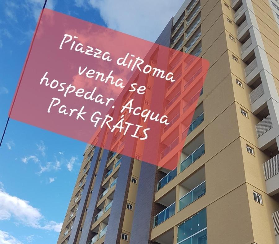 Piazza Acesso Ao Acqua Park Diroma Caldas Novas Apartman Kültér fotó